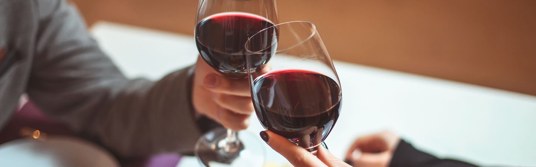 Lunch with Glass of Wine